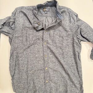 Allen Solly Men's Casual Heather Gray Shirt